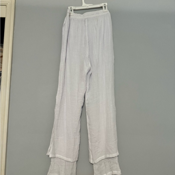 White Linen Pants - Picture 2 of 3